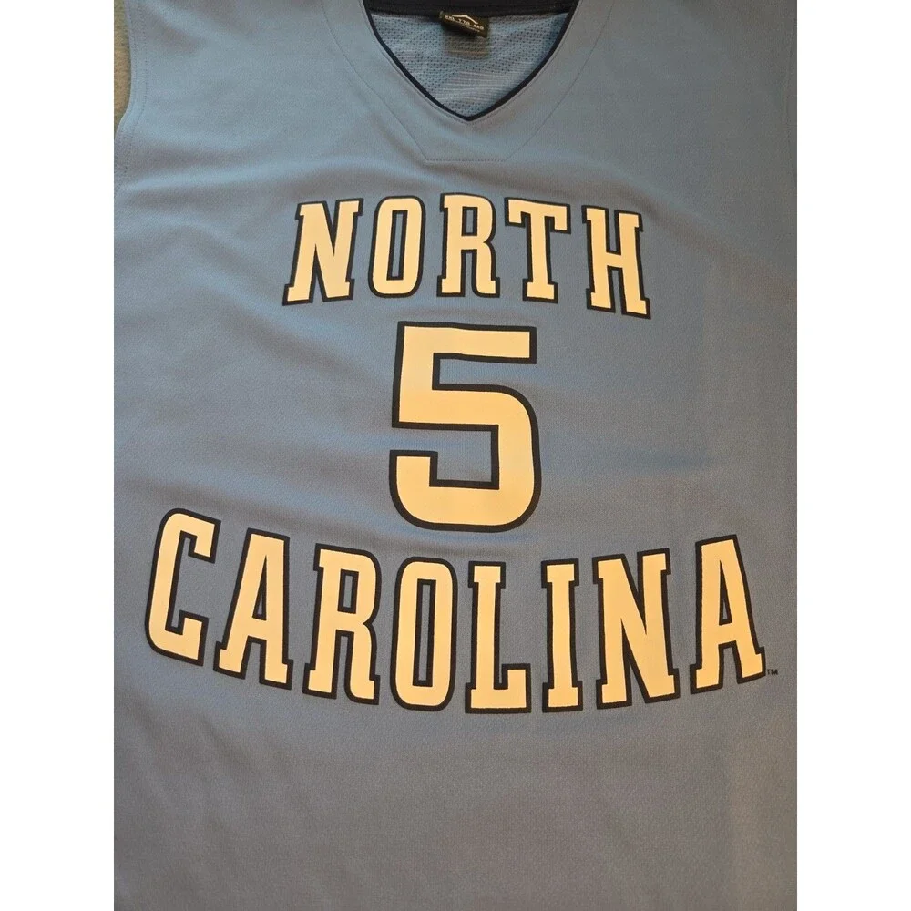 Vintage 2008 Jordan Brand UNC Tar Heels Aerographic Basketball Jersey #5 XXL